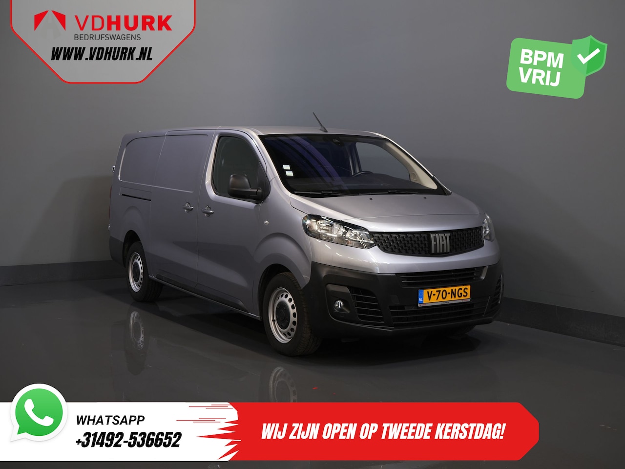 Fiat Scudo - 2.0 MJ 145 pk L3 BPM VRIJ! Adapt.Cruise/ Climate/ Keyless/ Carplay/ Camera/ PDC - AutoWereld.nl