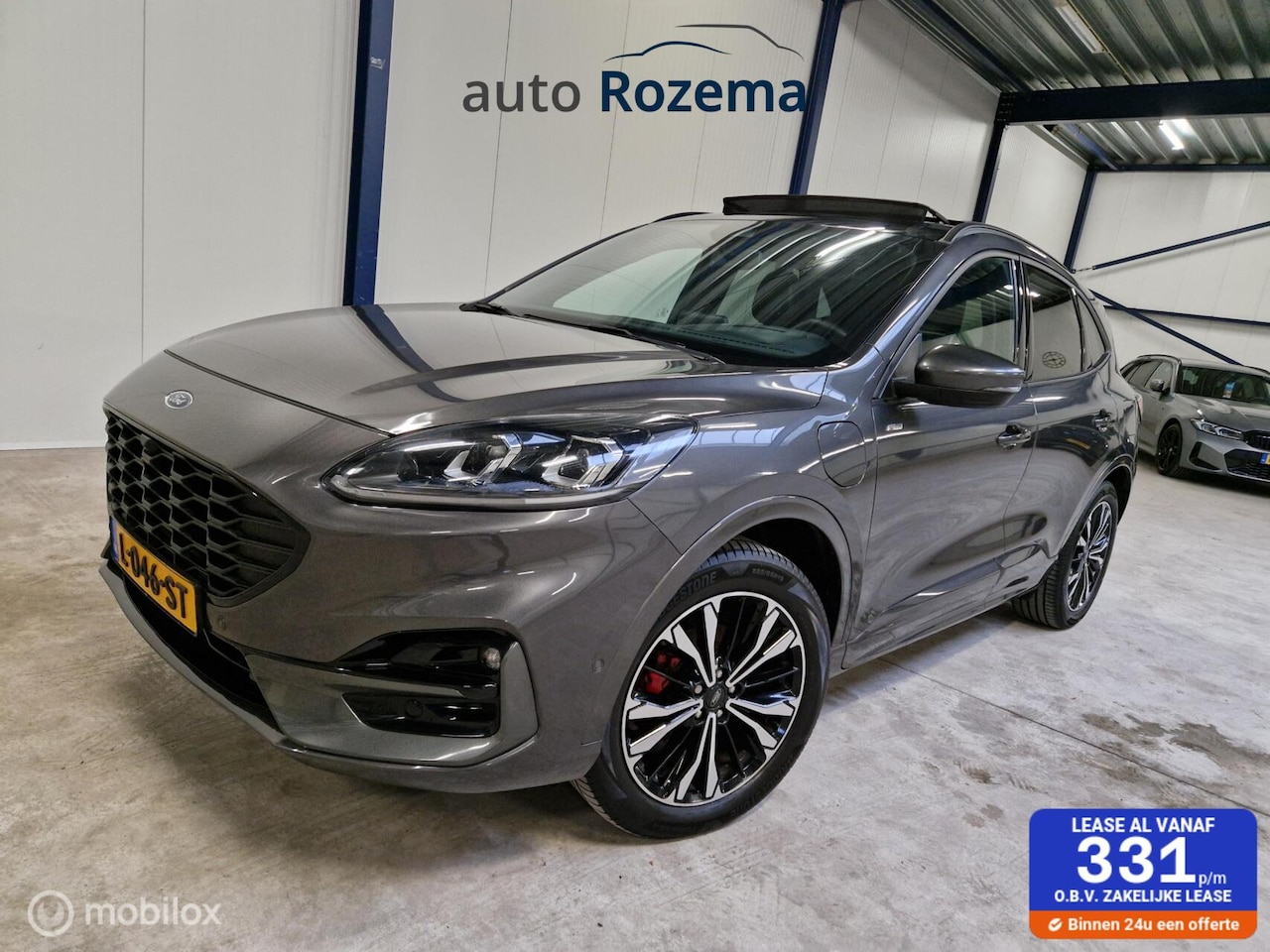 Ford Kuga - 2.5 PHEV ST-Line X Ecc Navi Leder-Alcantara Dak 360 camera Electr-Haak - AutoWereld.nl