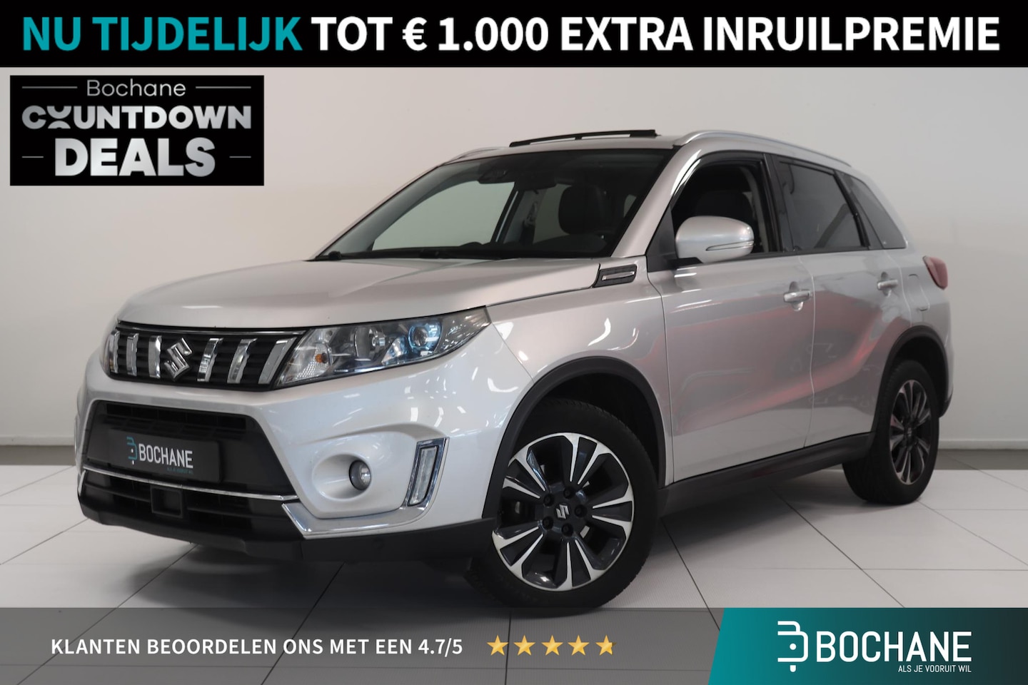 Suzuki Vitara - 1.4 Boosterjet Stijl | Camera | Panoramadak | Adaptieve cruise control | Stoelverwarming | - AutoWereld.nl
