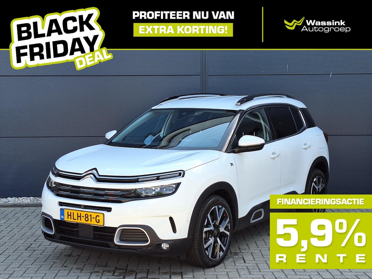 Citroën C5 Aircross - 1.6 Hybrid 225pk EAT8 Shine | BLACK FRIDAY DEAL | Navigatie | Camera | Cruise Control | St - AutoWereld.nl