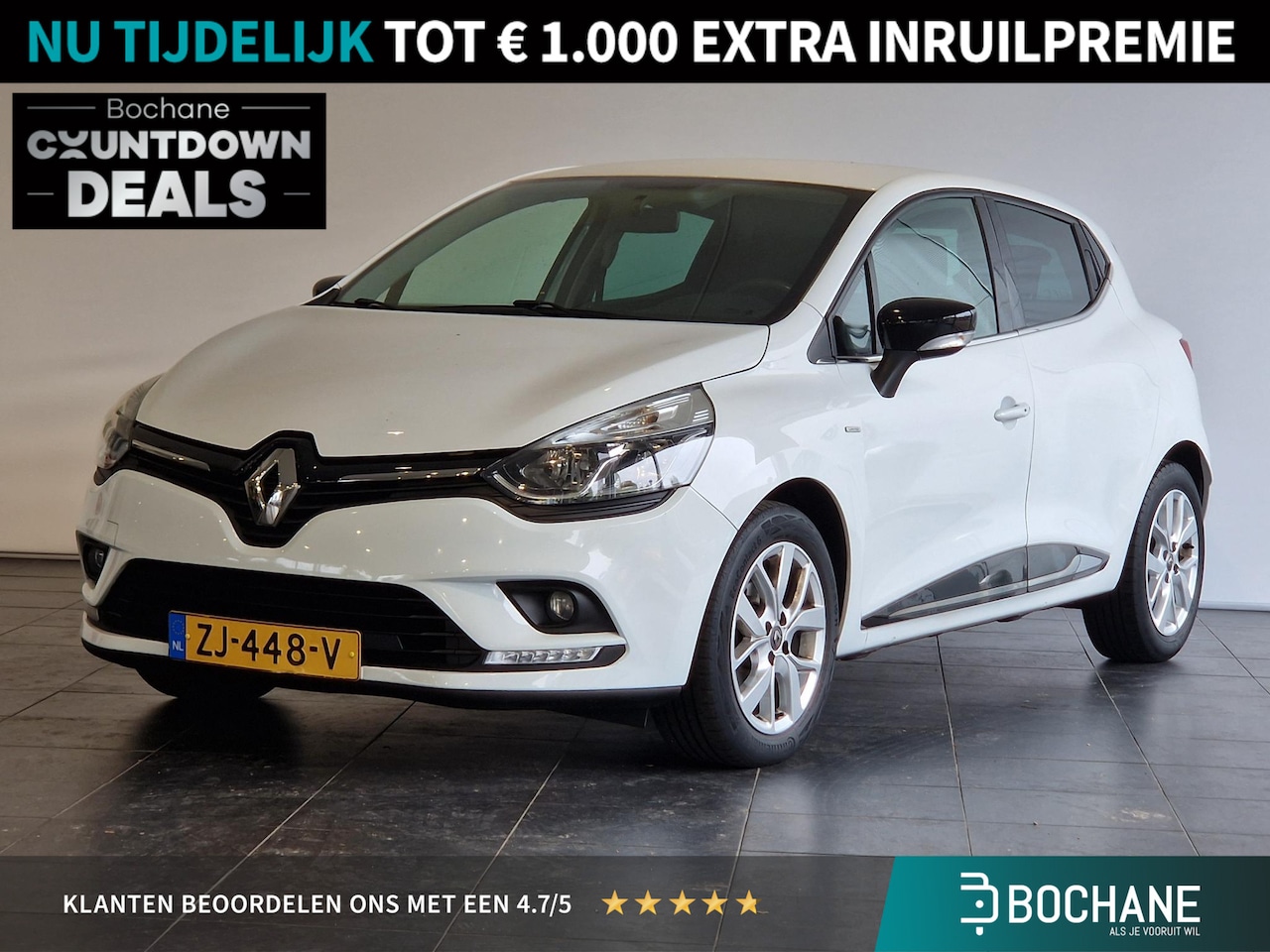 Renault Clio - 0.9 TCe Limited | NAVIGATIE | PARKEERSENSOREN ACHTER | LICHTMETALEN VELGEN - AutoWereld.nl