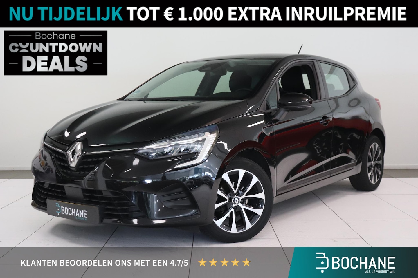Renault Clio - 1.0 TCe 90 Equilibre | Parkeersensor | Airco | Lichtmetaal | AppleCarplay AndroidAuto navi - AutoWereld.nl