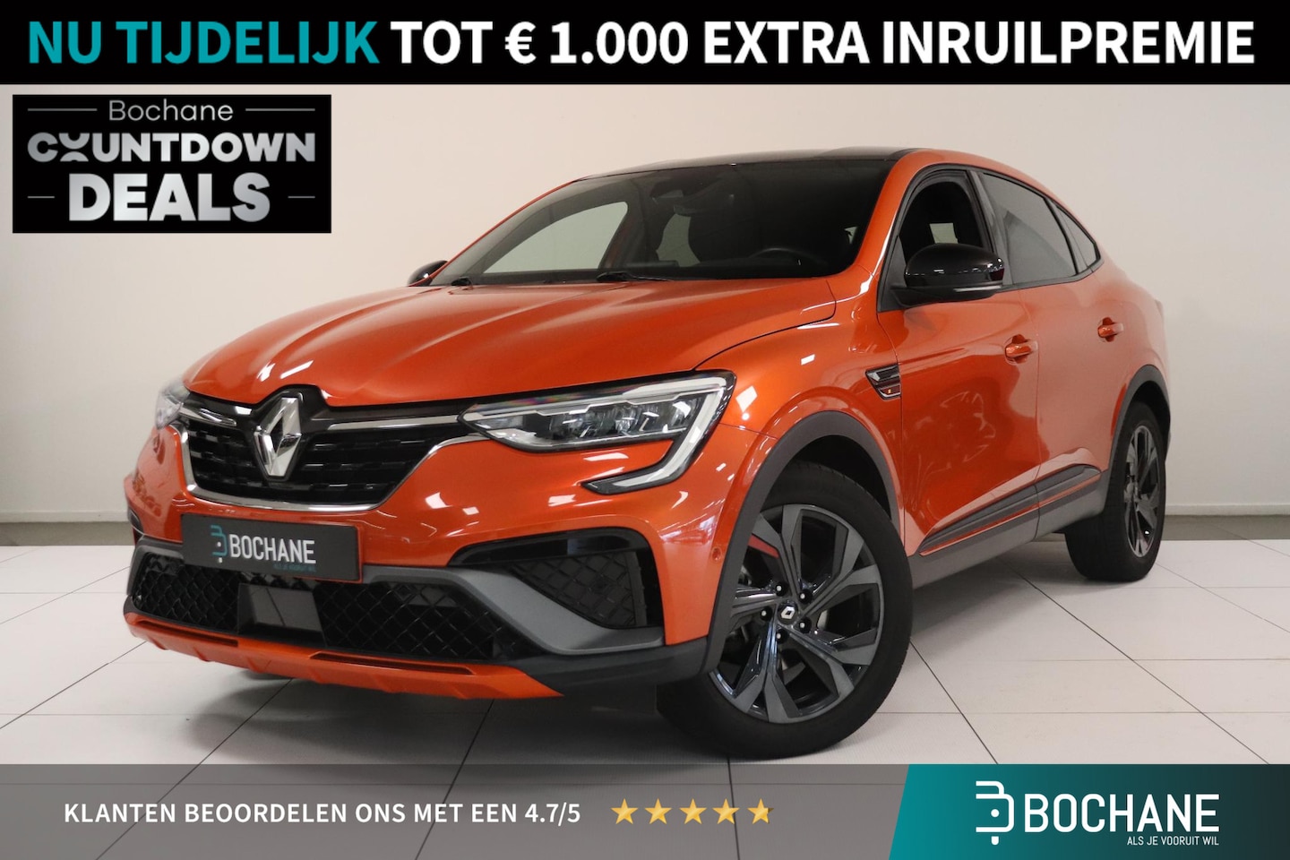 Renault Arkana - 1.6 E-Tech Hybrid 145 R.S. Line | BOSE audio | Camera | Stuur & stoelverwarming | Sportsto - AutoWereld.nl