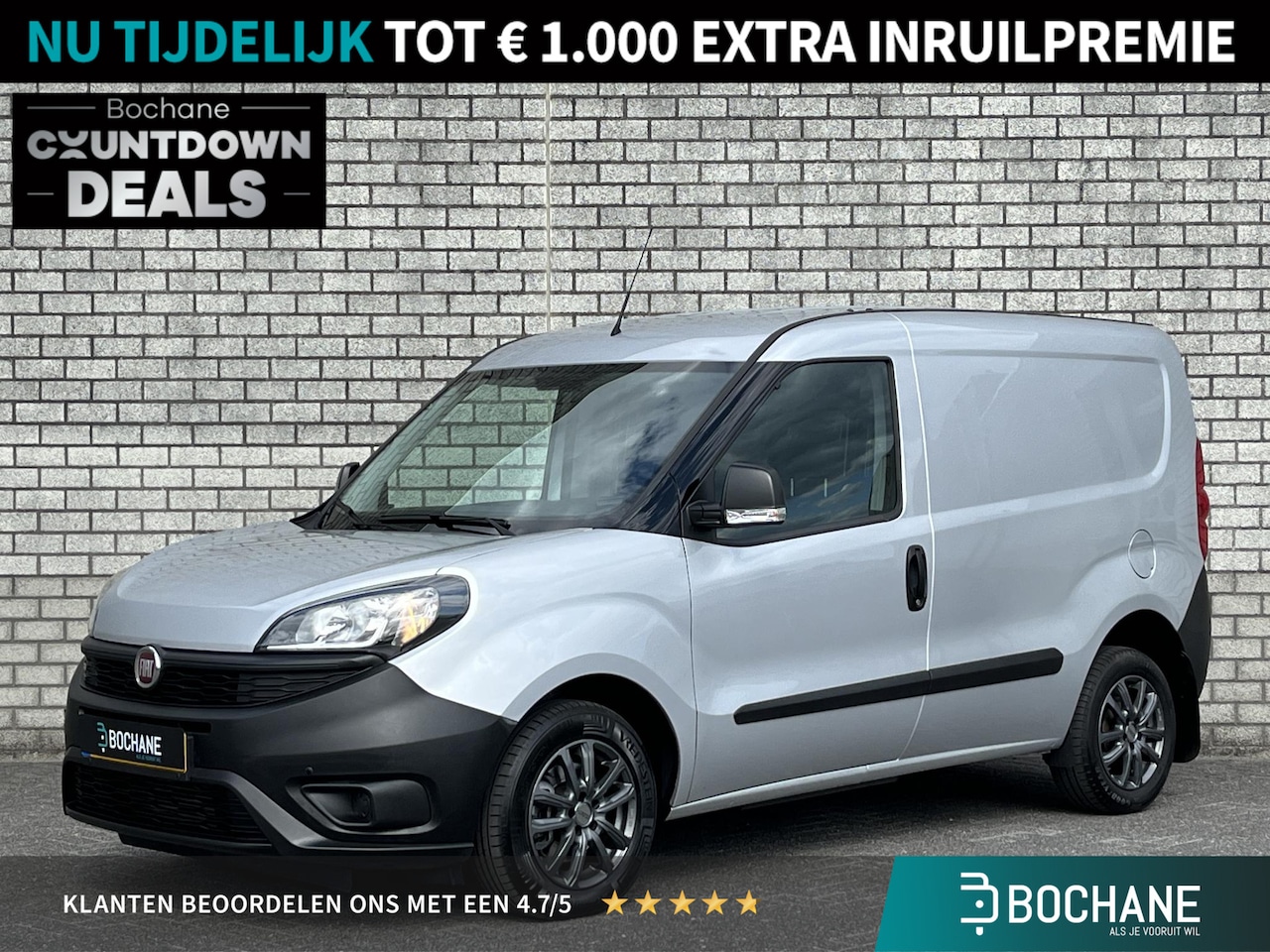 Fiat Doblò Cargo - 1.6 MJ L1H1 | Achteruitrijcamera | Parkeersensoren V+A | Trekhaak | Airco | - AutoWereld.nl