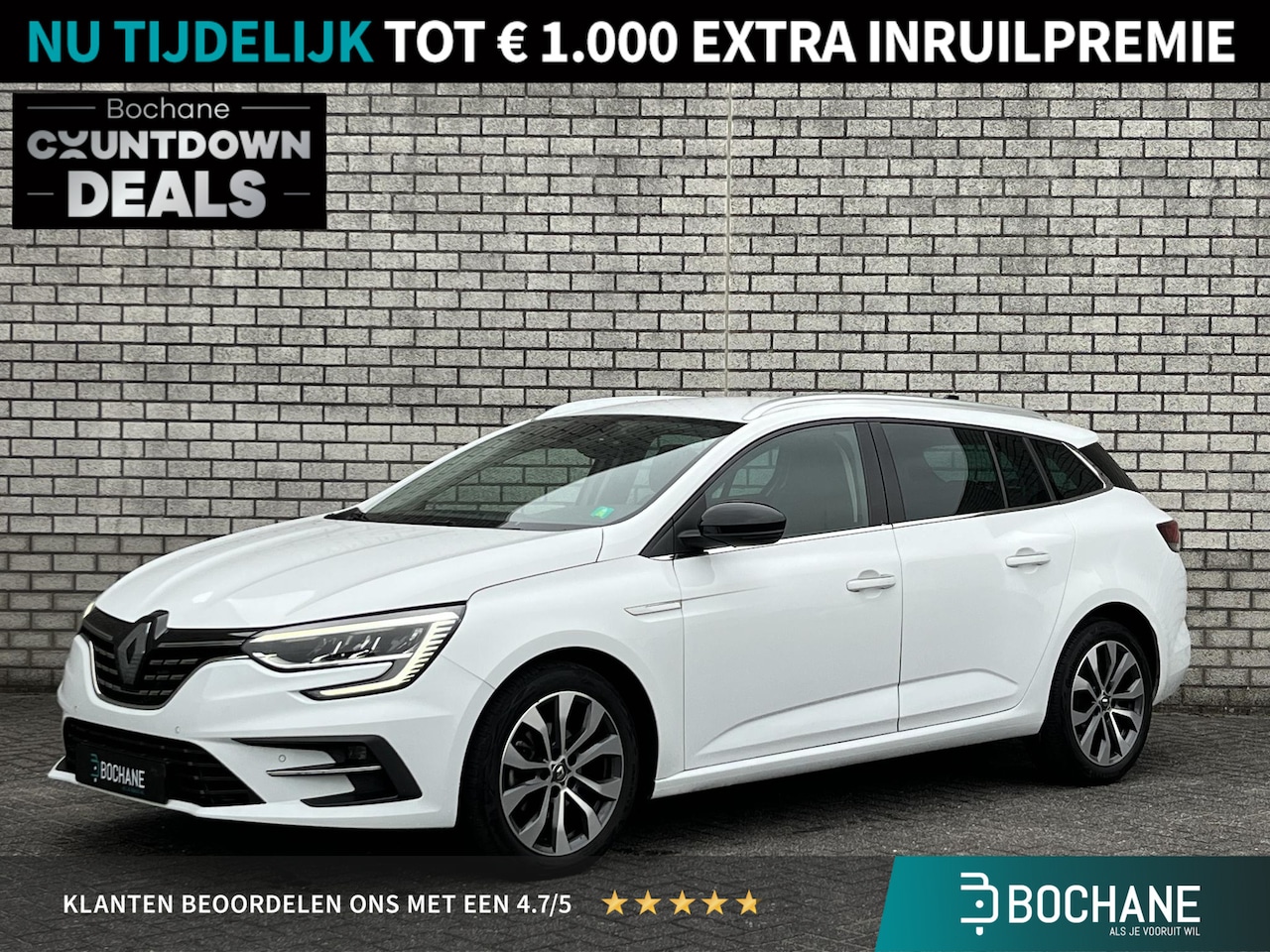 Renault Mégane Estate - 1.3 TCe EDC 140 Automaat Techno | Stoel + stuurverwarming | Achteruitrijcamera | Apple Car - AutoWereld.nl