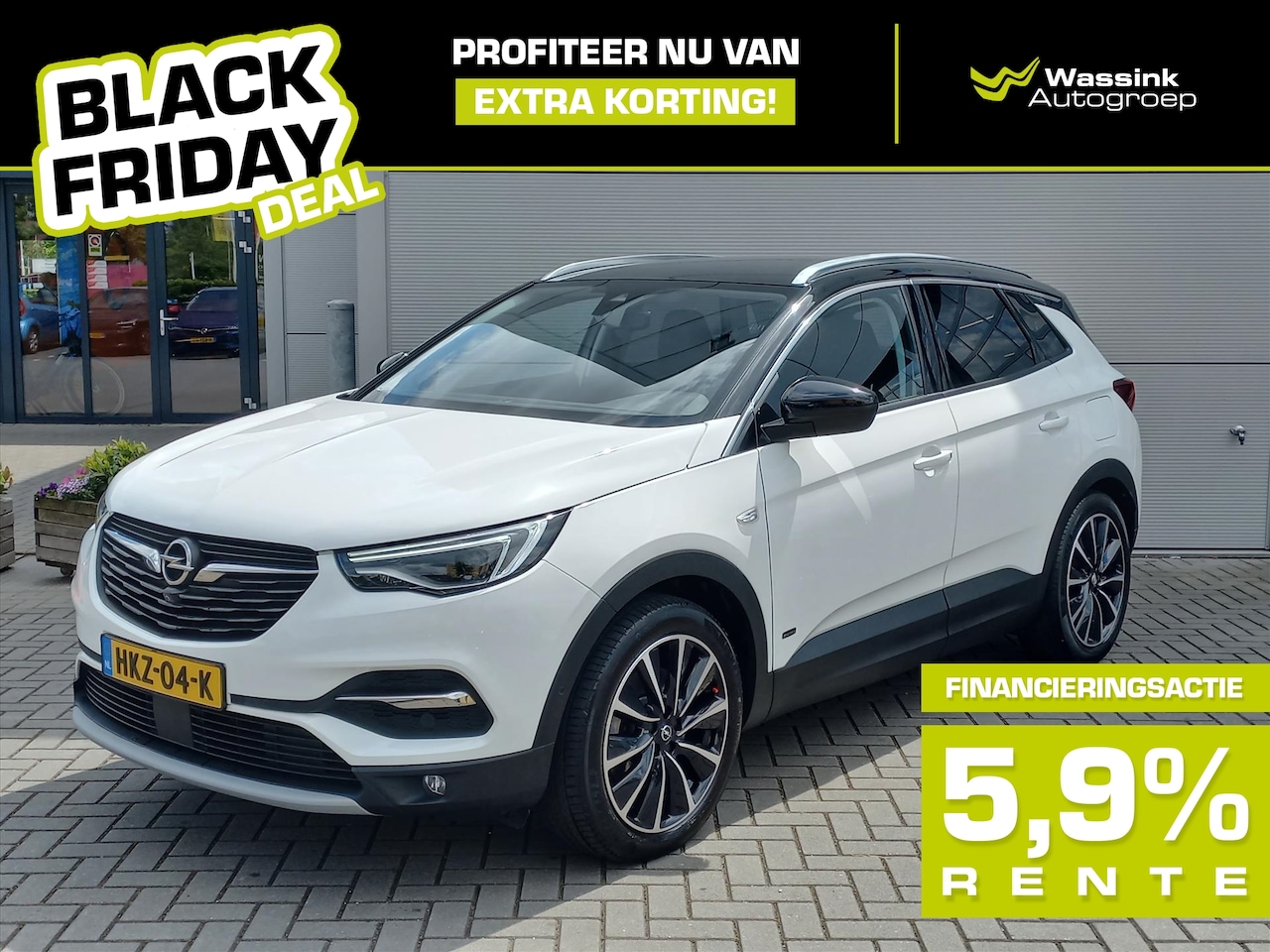Opel Grandland X - 1.6T 300pk BLACK FRIDAY DEAL 4x4 Hybride Ultimate Automaat | Full Options | Climate contro - AutoWereld.nl