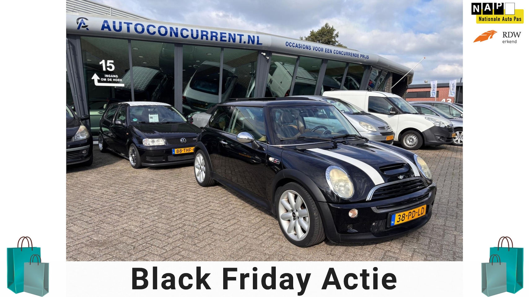 MINI Cooper S - Mini 1.6 Chili, Nieuwe APK, Pano, Stoelverw, Inruil mogelijk. - AutoWereld.nl