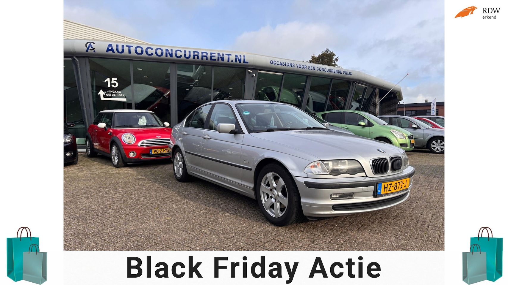 BMW 3-serie - 320 i 320i, Automaat, Nieuwe APK, Dakje, Inruil mogelijk. - AutoWereld.nl