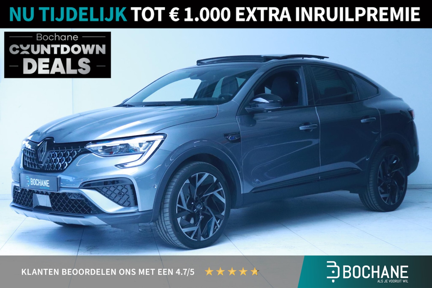 Renault Arkana - 1.6 E-Tech full hybrid 145 esprit Alpine | Panoramadak | Adaptieve Cruisecontrol | Stoelve - AutoWereld.nl