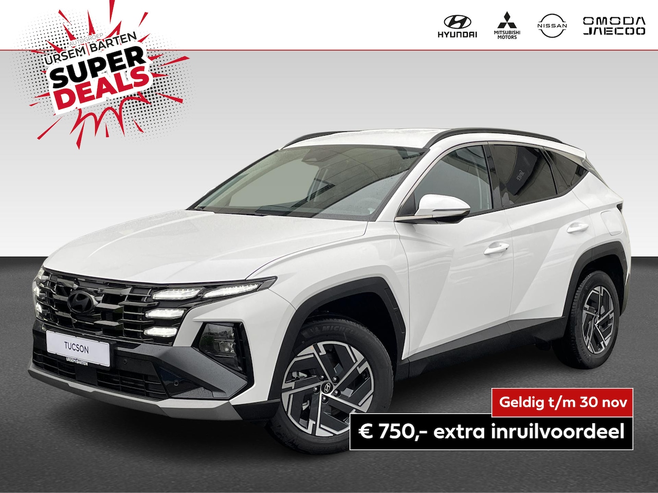 Hyundai Tucson - 1.6 T-GDI HEV Comfort Smart VAN: €49.495 VOOR: €41.230 - AutoWereld.nl