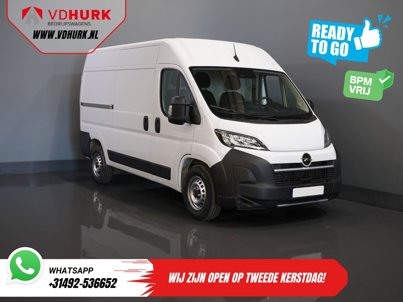 Opel Movano - 35 2.2 CDTI 140 pk Aut. ZF L2H2 BPM VRIJ! Virtual Cockpit/ Carplay/ Climate/ 270Gr. Deuren - AutoWereld.nl