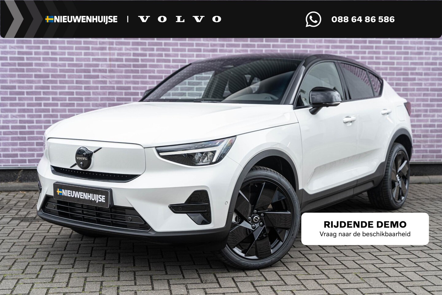 Volvo EC40 - Extended Range Ultra Black Edition | Google | Long Range | Luxe Bekleding | Memory | Elek. - AutoWereld.nl