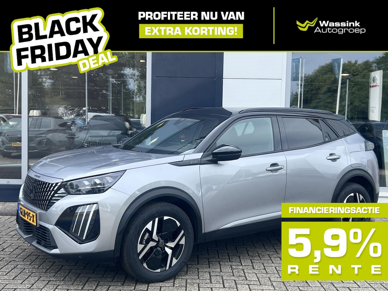 Peugeot 2008 - BLACK FRIDAY DEAL | 1.2 Hybrid 145pk e-DCS6 GT | Navigatie | Camera | Parkeersensoren | Ap - AutoWereld.nl