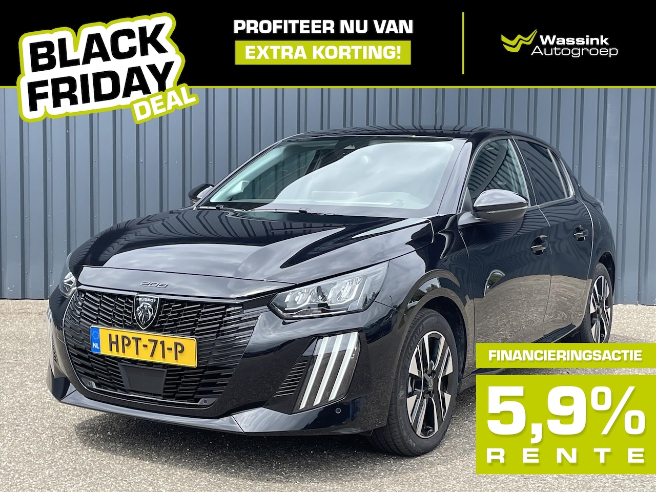 Peugeot 208 - BLACK FRIDAY DEAL | 1.2 Hybrid 100 e-DCS6 Allure I DAB I Stoelverwarming I Carplay I Navig - AutoWereld.nl