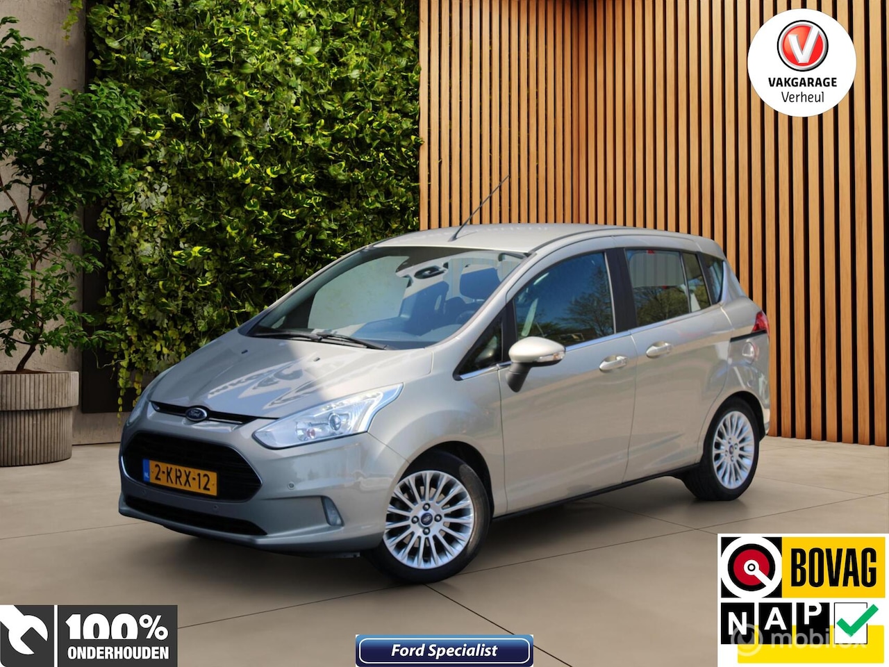 Ford B-Max - 1.0 EcoBoost Titanium|Camera|Trekhaak|Navi|Nap - AutoWereld.nl