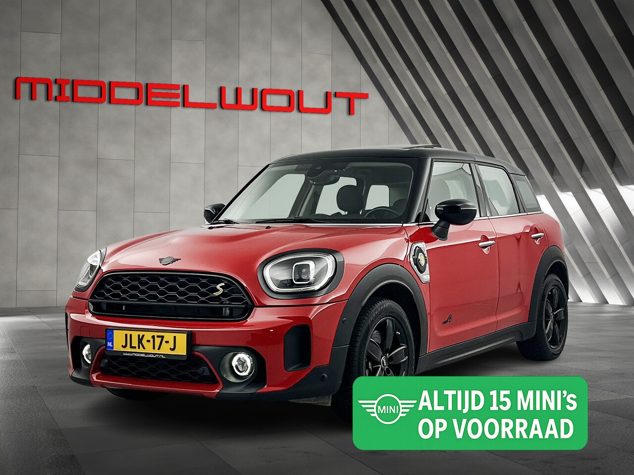 MINI Countryman - Mini 2.0 220PK Cooper S E ALL4/Pano/Adap.Cruis/Memory/BTW - AutoWereld.nl