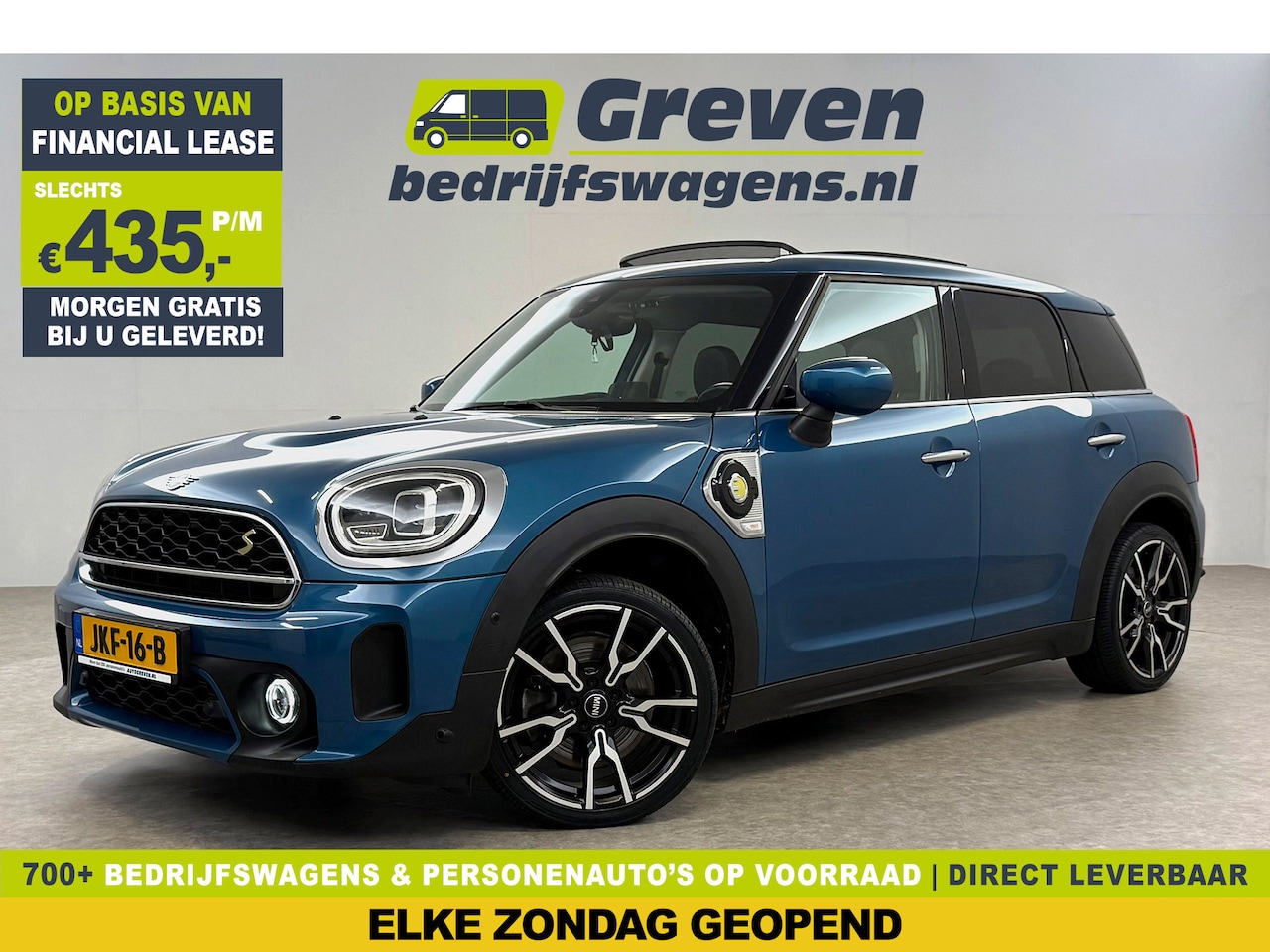 MINI Countryman - 2.0 Cooper SE ALL4 | SOH 88% | Pano | Sfeer | Carplay | Virtual | Camera | HuD | Adap. Cru - AutoWereld.nl