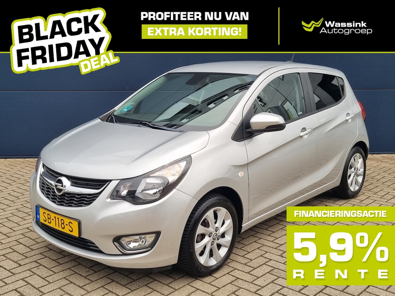 Opel Karl - 1.0 75pk BLACK FRIDAY DEAL 5drs Automaat | Climate control | Navigatie via app | Lm-velgen - AutoWereld.nl