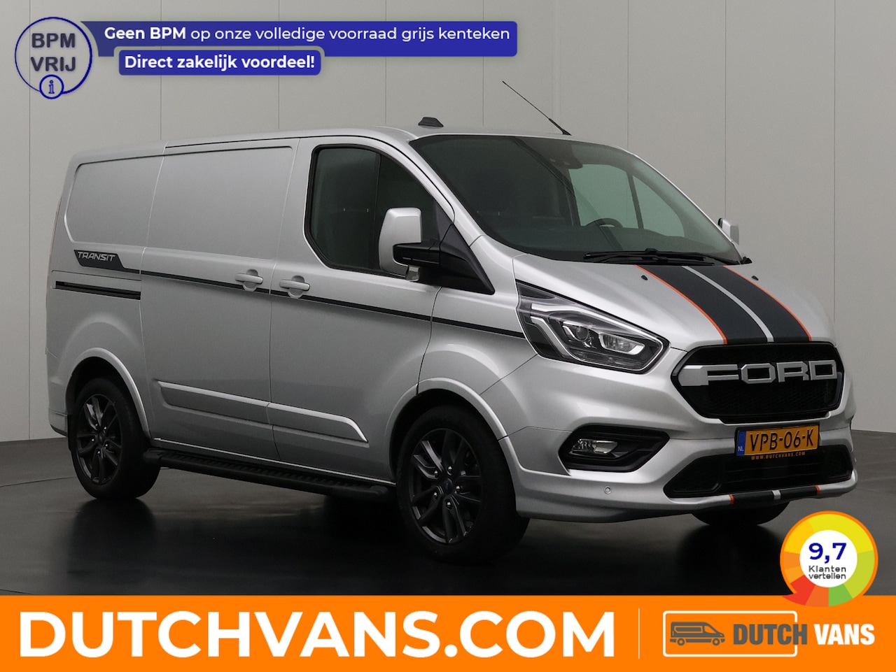 Ford Transit Custom - 2.0TDCI 185PK Automaat Sport | Inrichting | 2xSchuifdeur | Navigatie | Camera | Airco | Cr - AutoWereld.nl