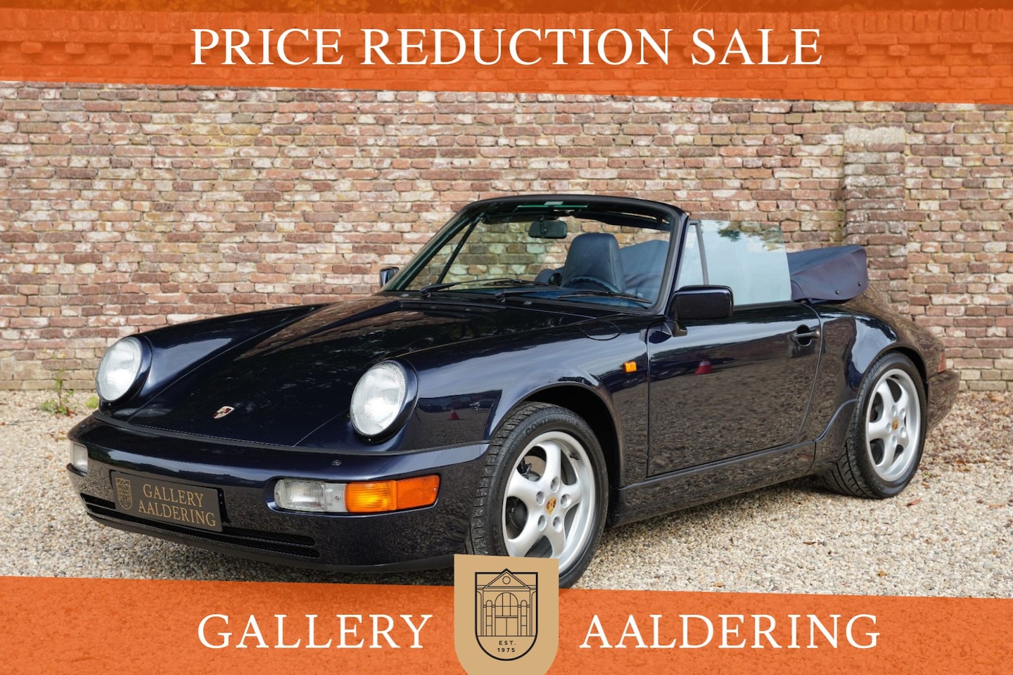 Porsche 911 - A “Nachtblau” 964 Carrera 2 delivered by Porsche Brussels, Well-kept "911" with some kilom - AutoWereld.nl