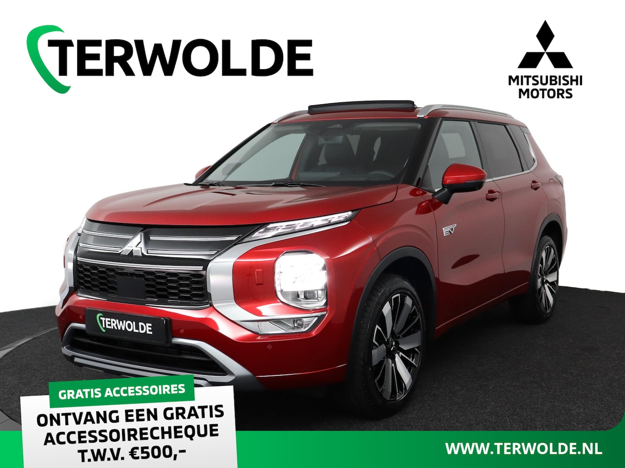 Mitsubishi Outlander - 2.4 PHEV Instyle | € 6.000 Korting! | Adaptive Cruise Control | Around View Monitor | Bekl - AutoWereld.nl