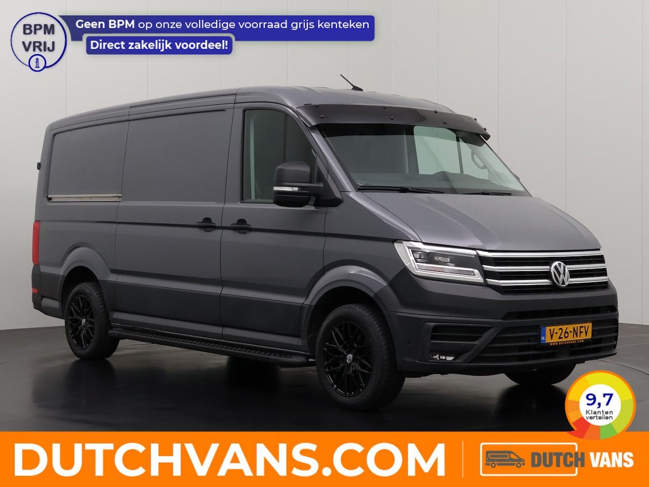 Volkswagen Crafter - 2.0TDi 140PK DSG Automaat L3H2 | Led | Highline | Standverwarming | Navigatie | Camera | A - AutoWereld.nl