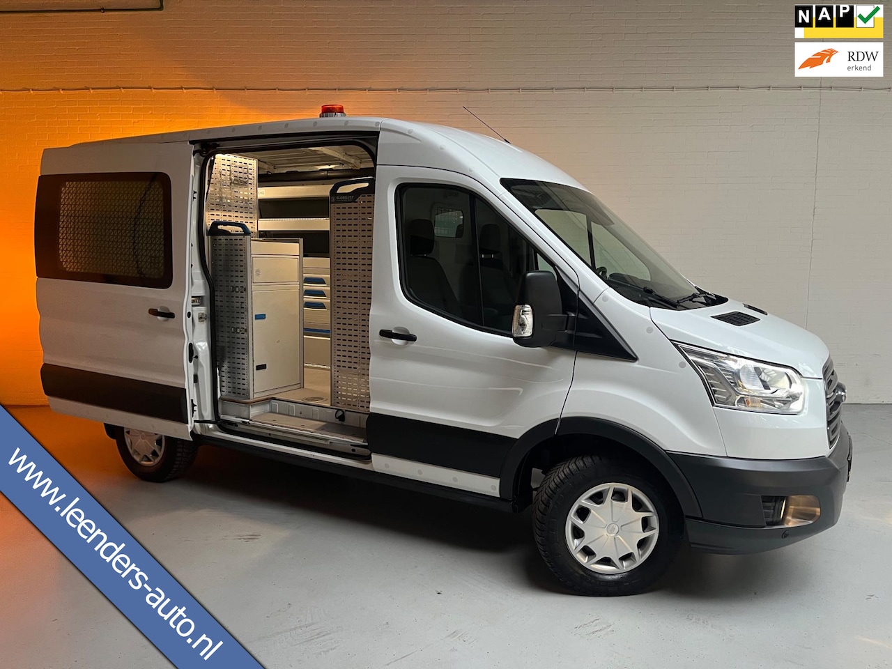 Ford Transit - 350 Servicewagen 2.0 TDCI 130pk euro6 L2H2 Trend Sortimo Inrichting Victron v230 Standkach - AutoWereld.nl