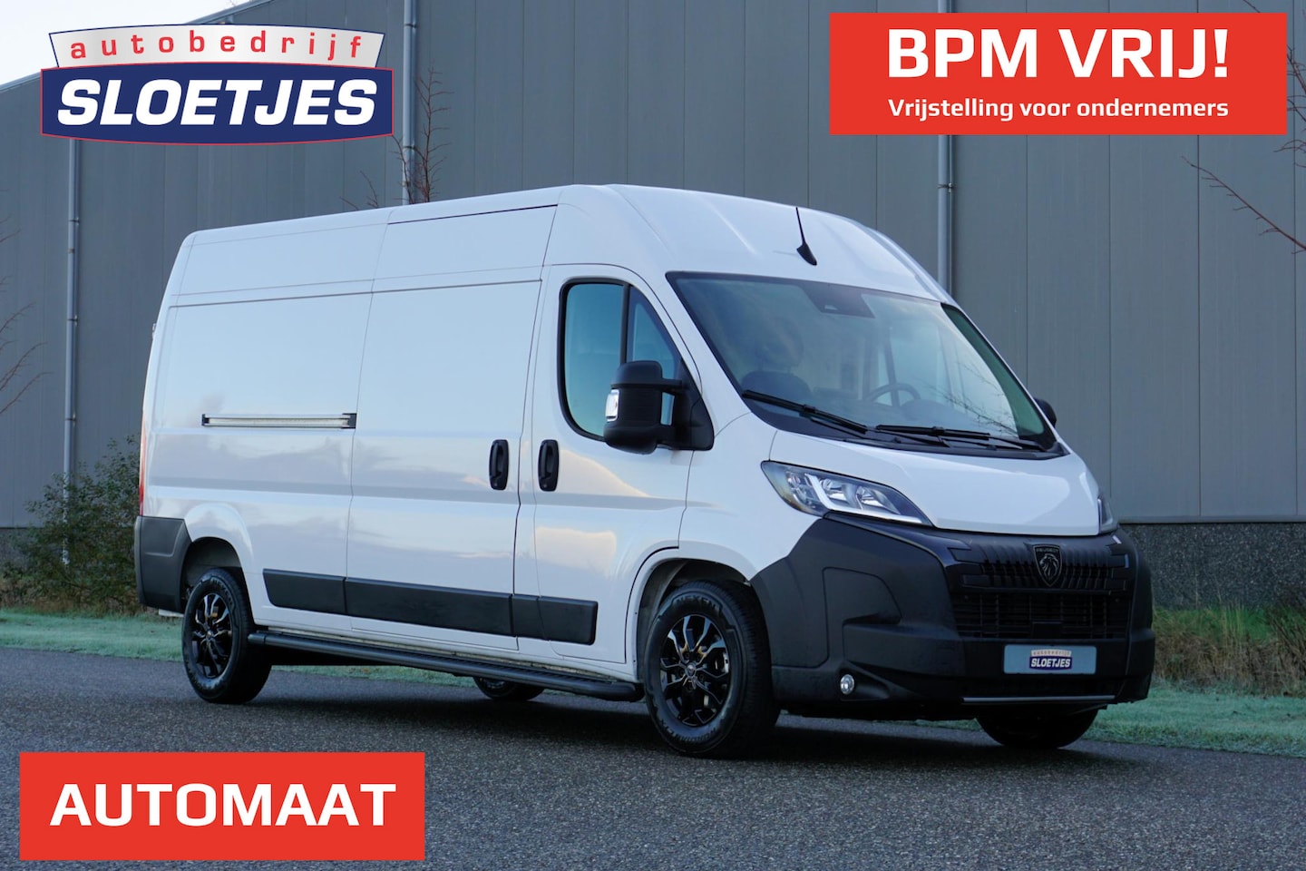 Peugeot Boxer - 2.2 BlueHDi 140 L3H2 3.5t Automaat |Adaptive cruise |Climate control |Navigatie |Achteruit - AutoWereld.nl