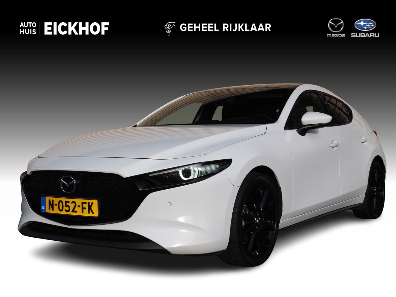 Mazda 3 Sport - 2.0 e-SkyActiv-G M Hybrid 150 Sportive - Dealer onderhouden - Black Edition - Trekhaak - AutoWereld.nl