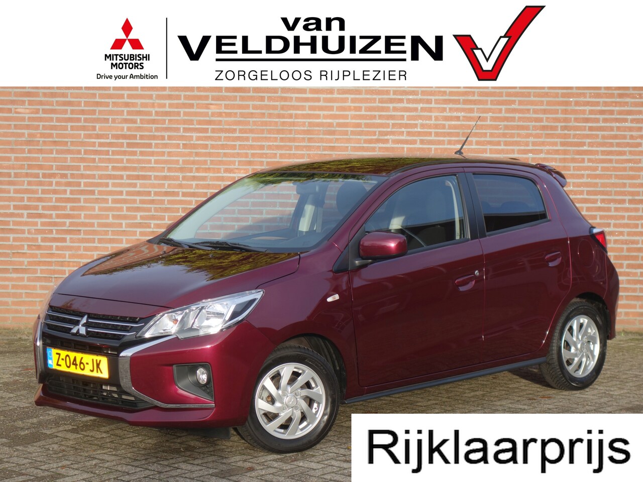 Mitsubishi Space Star - 1.2 CVT Dynamic | all-seasonbanden - AutoWereld.nl