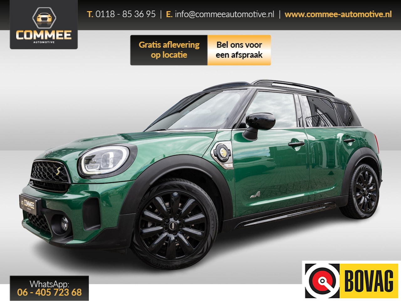 MINI Countryman - Mini 2.0 Cooper S E ALL4 Chili ✅PANO✅CAM✅Leer - AutoWereld.nl