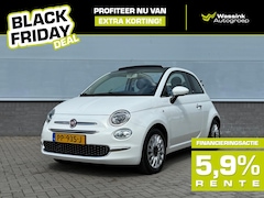 Fiat 500 C - BLACK FRIDAY DEAL | TwinAir Turbo 80pk Lounge | Cabrio | Cruise Control | Airco | U Connec