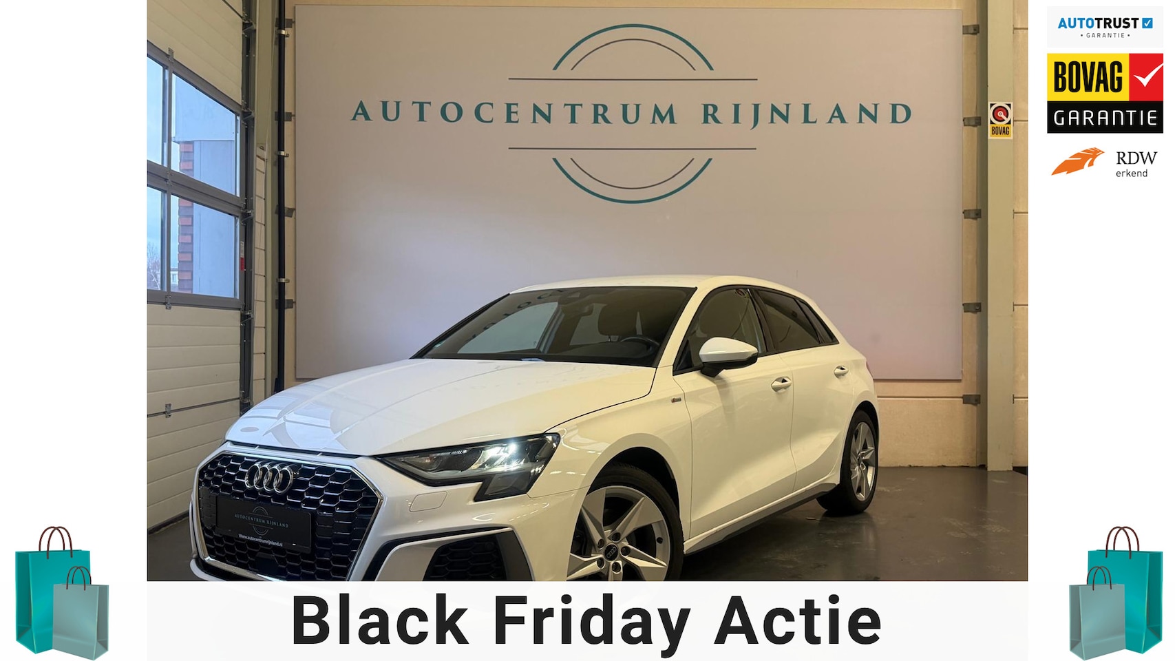 Audi A3 Sportback - 30 TFSI S edition 1 JAAR BOVAG GARANTIE - AutoWereld.nl