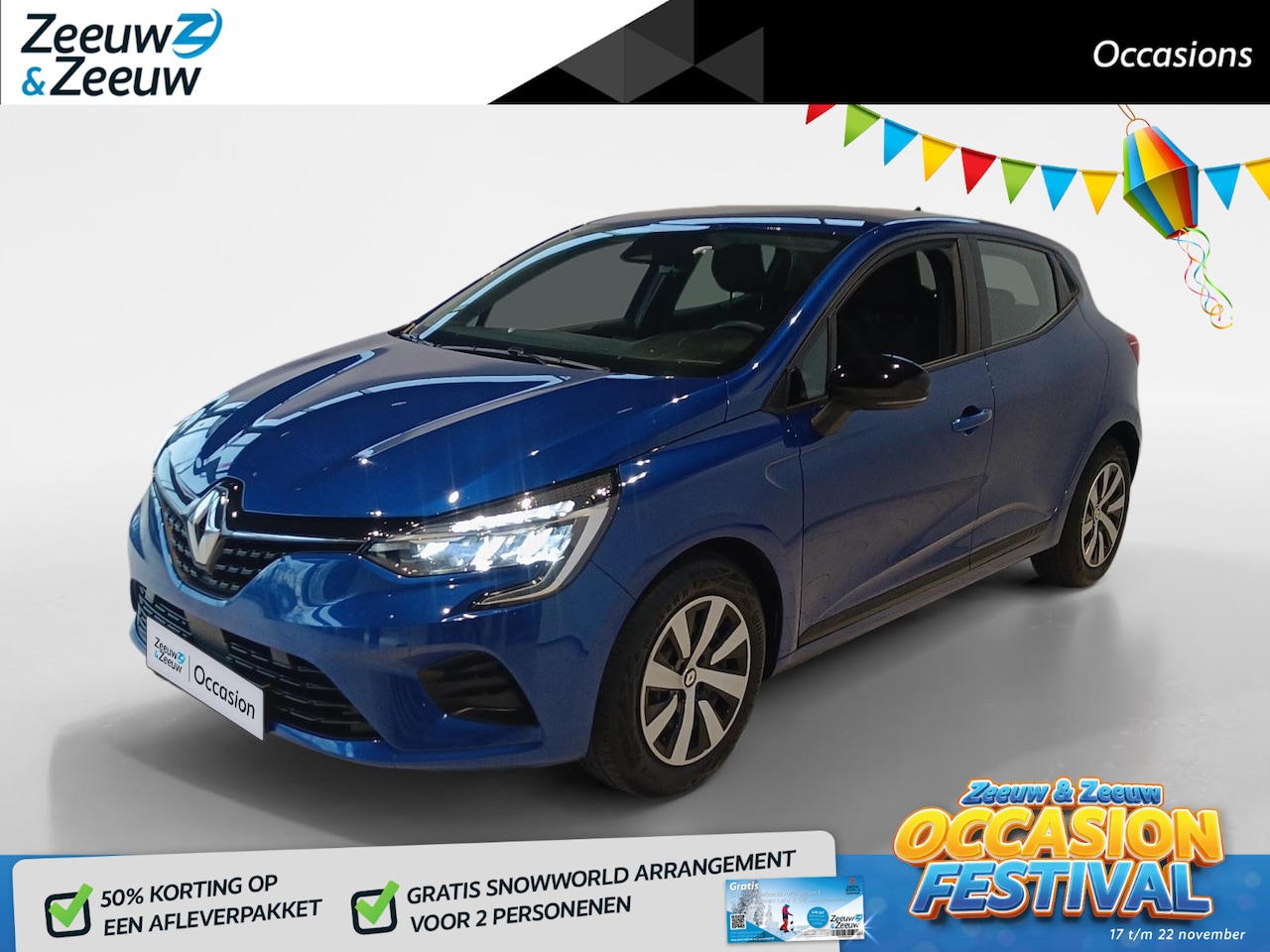 Renault Clio - 1.0 TCe 90 Techno *Navigatie*Parkeersensoren*Cruise Control*Carplay*Zeer nette auto! - AutoWereld.nl