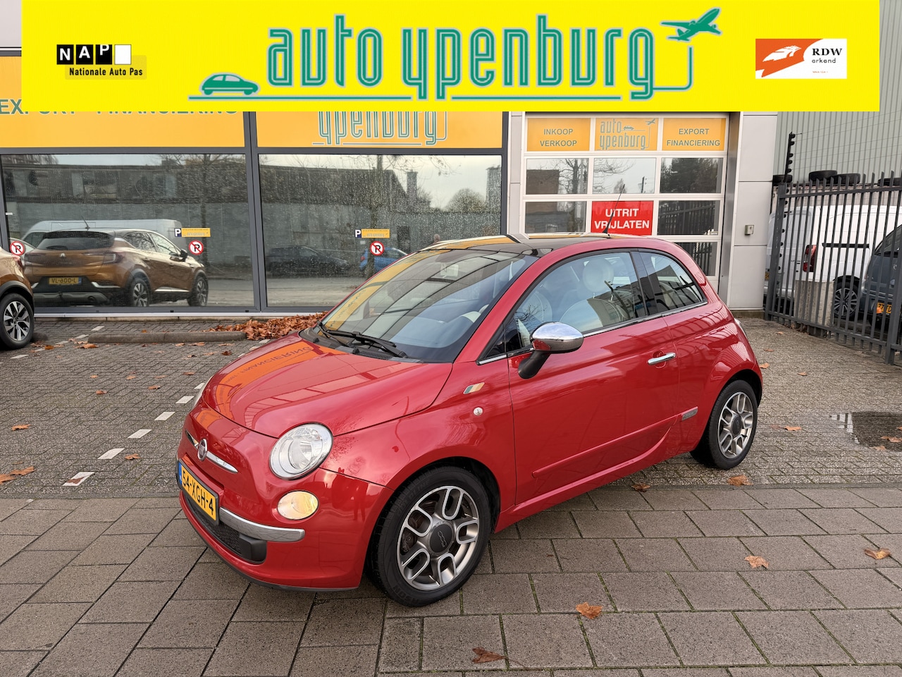 Fiat 500 - 1.2 Lounge * 134.586 Km * Panoramadak * Airco * Sportvelgen * - AutoWereld.nl