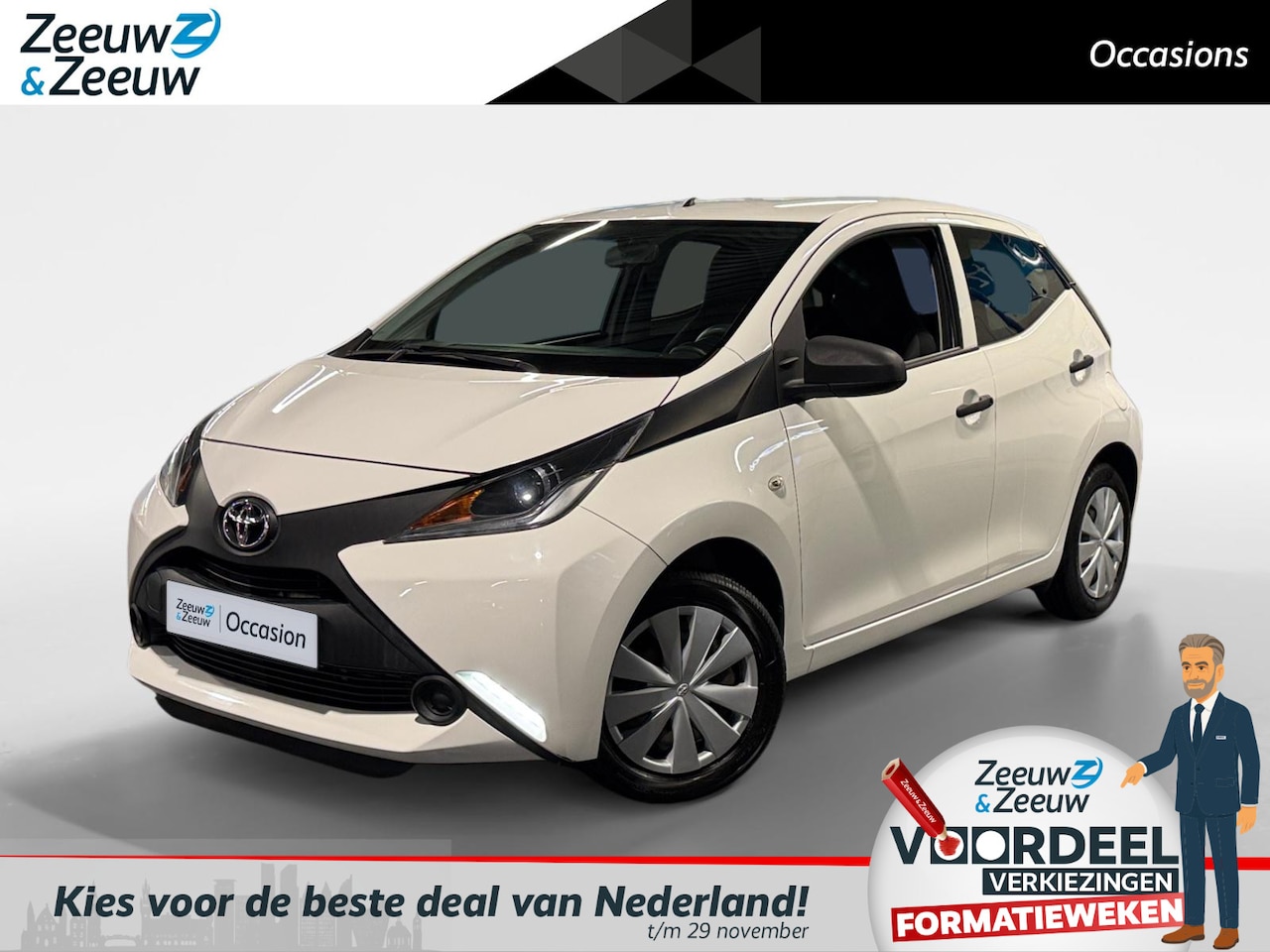 Toyota Aygo - 1.0 VVT-i x-now |Airco|12 maanden Bovag Garantie| nieuwe APK| - AutoWereld.nl