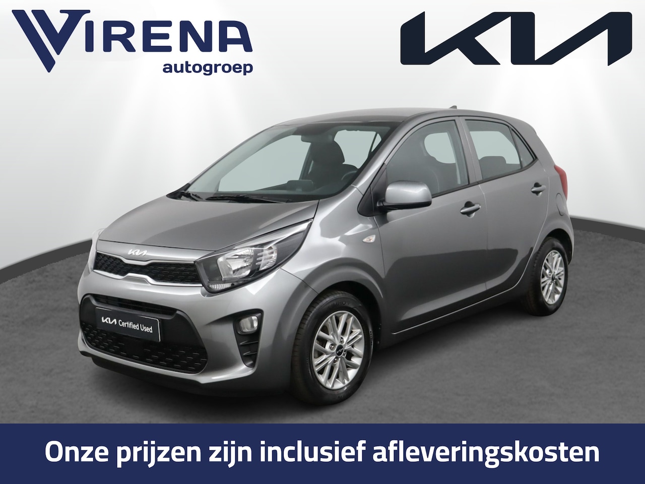 Kia Picanto - 1.0 DPi DynamicLine AUTOMAAT - Airco- Achteruitrijcamera - Cruise Control - Apple Carplay/ - AutoWereld.nl