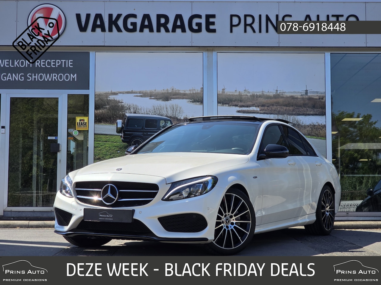 Mercedes-Benz C-klasse - 180 AMG Sport Edition |PANO|CAMERA|STOELVERW.|ORG.NL|NAP 3507 - AutoWereld.nl