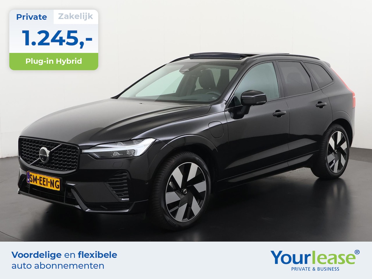 Volvo XC60 - 2.0 T6 Recharge AWD Ultra Dark Luchtvering | All-in 1245,- Private Lease | Direct uit voor - AutoWereld.nl