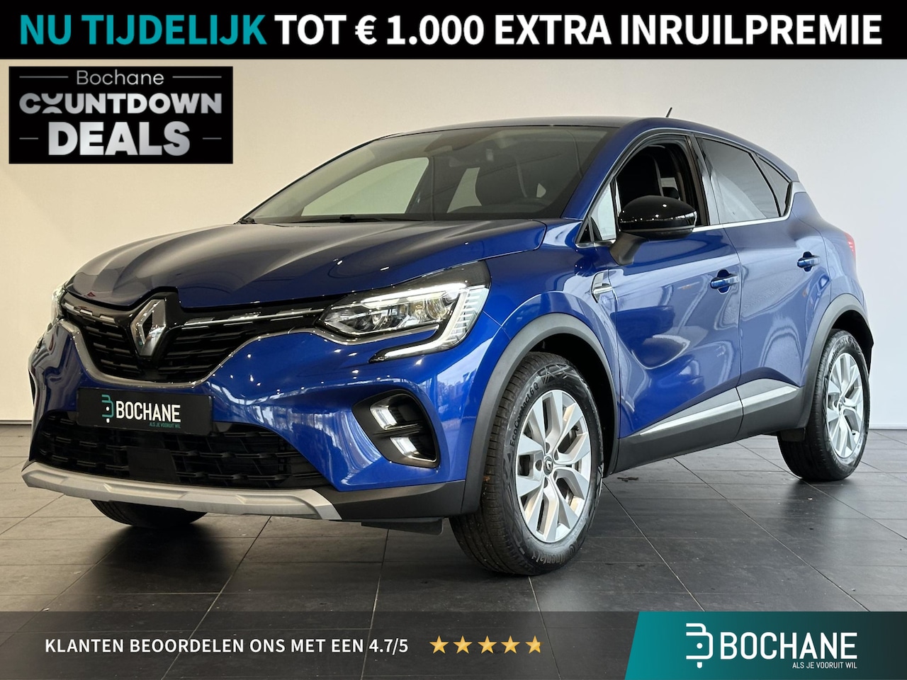 Renault Captur - 1.0 TCe 100 Intens NAVIGATIE | PARKEERSENSOREN ACHTER | LANE ASSIST | CRUISECONTROL - AutoWereld.nl