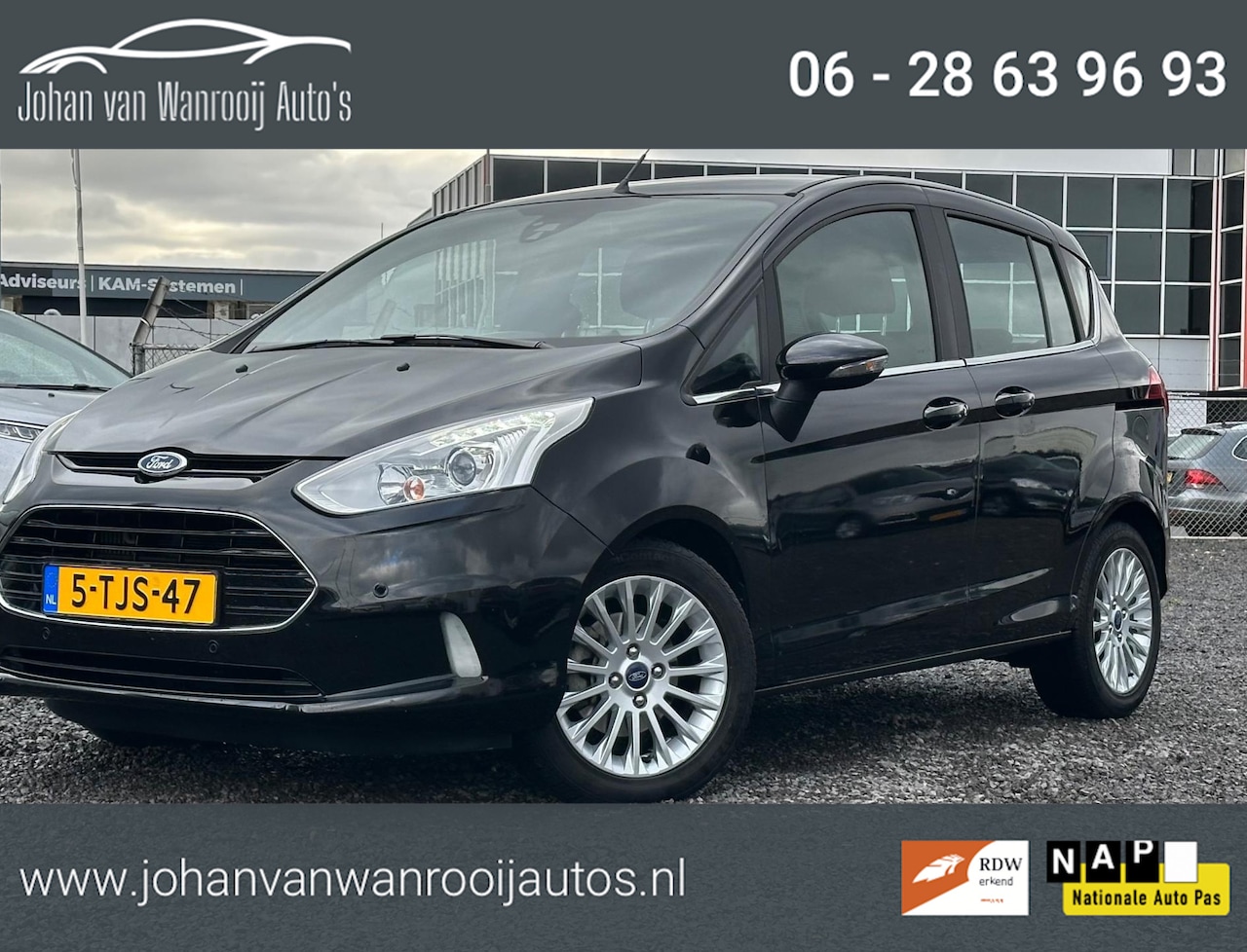 Ford B-Max - 1.0 EcoBoost Titanium/NAVI/CAMERA/NW APK - AutoWereld.nl