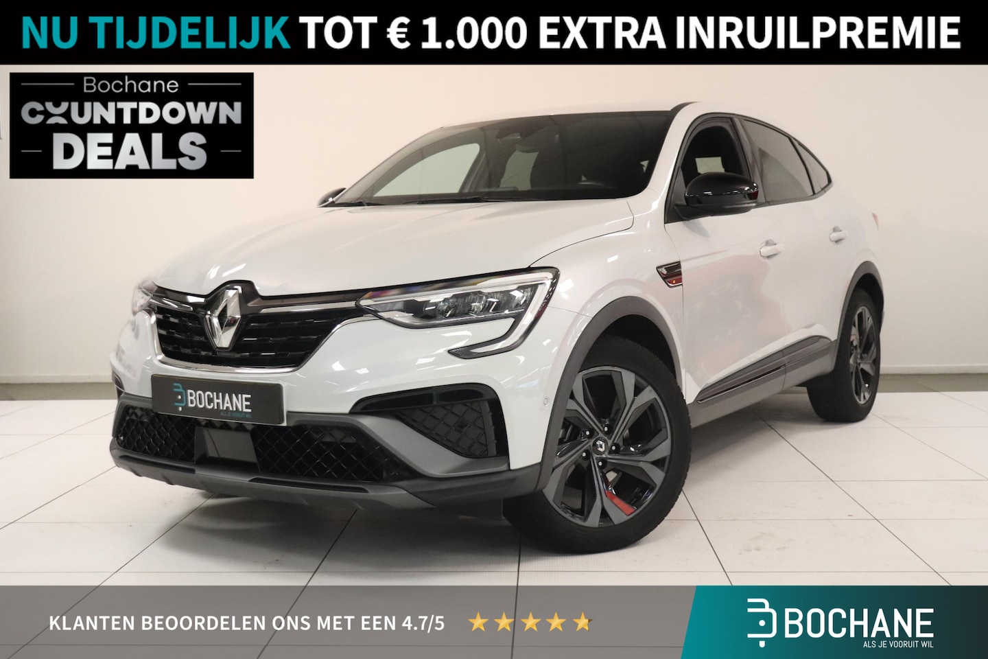 Renault Arkana - 1.6 E-Tech Hybrid 145 R.S. Line | BOSE audio | Camera | Elektr. stoelen | Stuur en stoel v - AutoWereld.nl