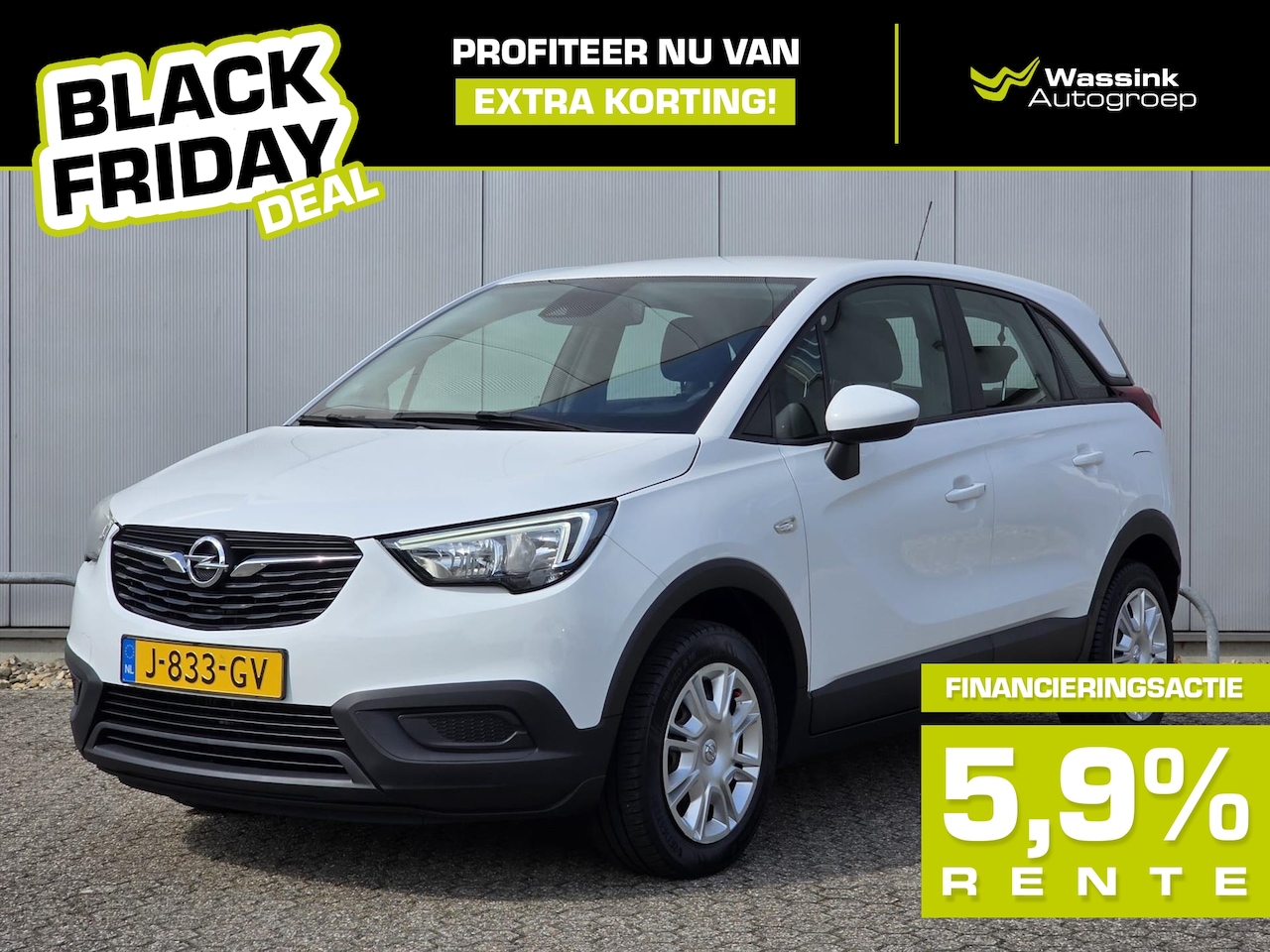 Opel Crossland X - BLACK FRIDAY DEAL 110pk Edition | Navigatie | Trekhaak | Bluetooth - AutoWereld.nl