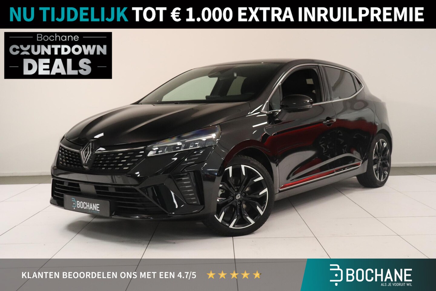 Renault Clio - 1.6 E-Tech Full Hybrid 145 techno | Navigatie | Camera | 17"Lichtmetaal | Smartphone inter - AutoWereld.nl