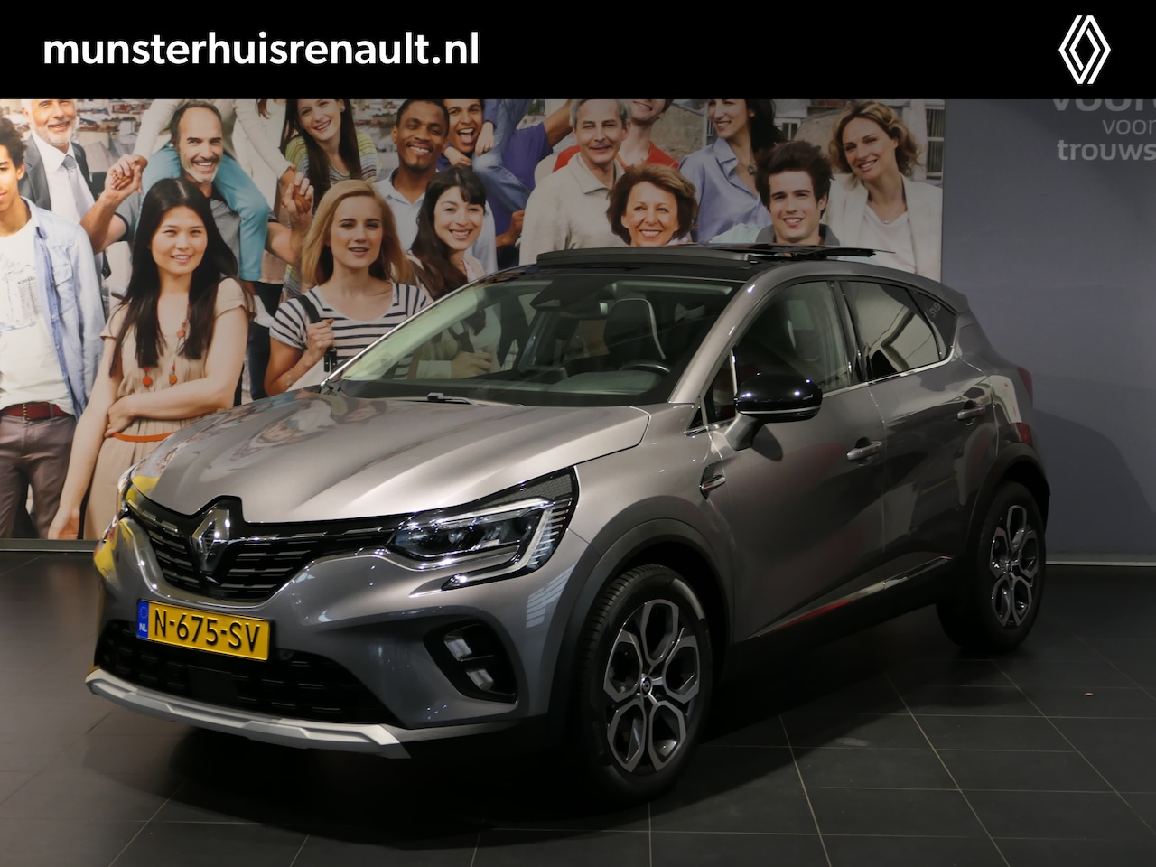 Renault Captur - 1.0 TCe 90 Intens *Dealer onderhouden!* - Elektrisch schuifkanteldak, adaptive cruise, ver - AutoWereld.nl