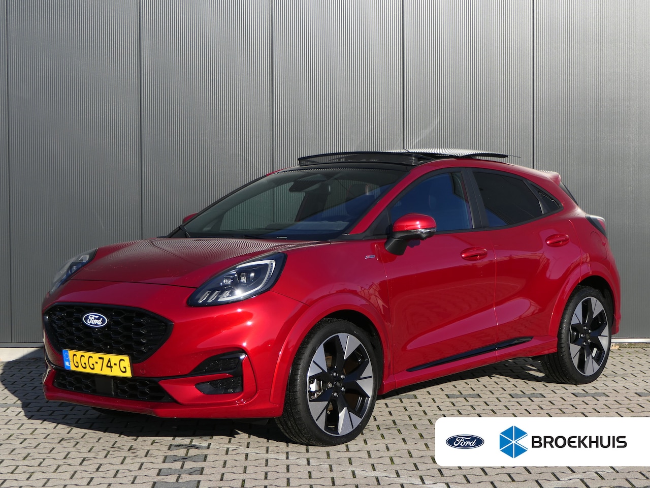 Ford Puma - 1.0 EcoBoost Hybrid Automaat ST-Line X | Panoramadak | Matrix LED | Adaptive LED | BLIS | - AutoWereld.nl