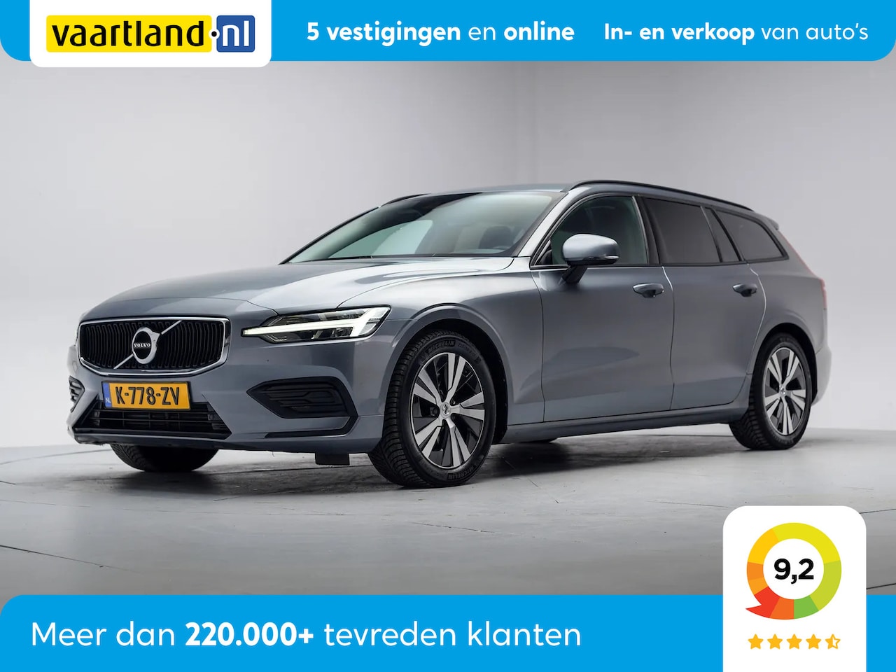 Volvo V60 - 2.0 B3 Momentum Advantage Aut. [ Adapt.cruise Camera Navi LED ] - AutoWereld.nl