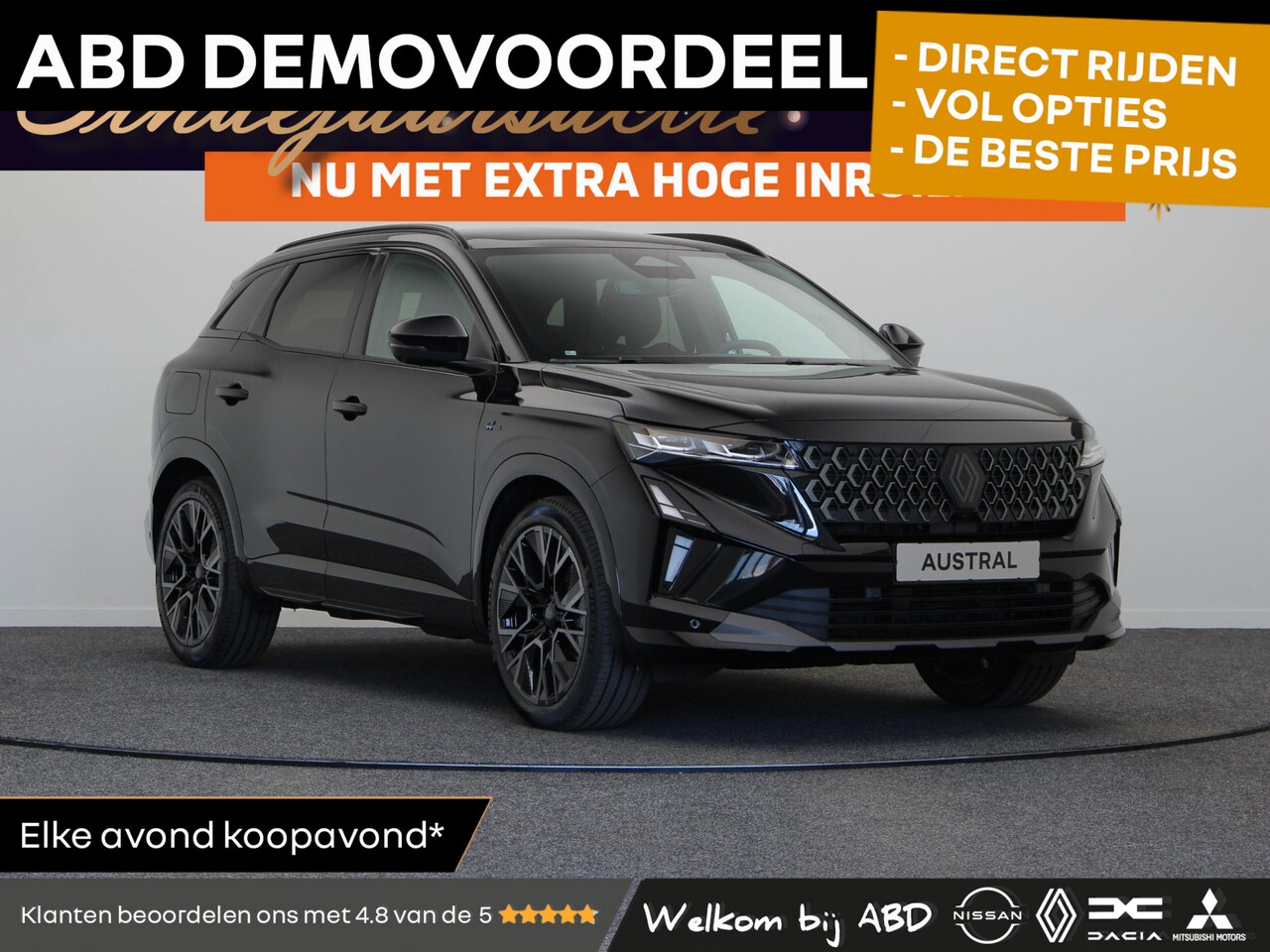 Renault Austral - 1.2 E-Tech full hybrid 200 iconic esprit Alpine | Trekhaak | Panoramisch dak | Harman kard - AutoWereld.nl