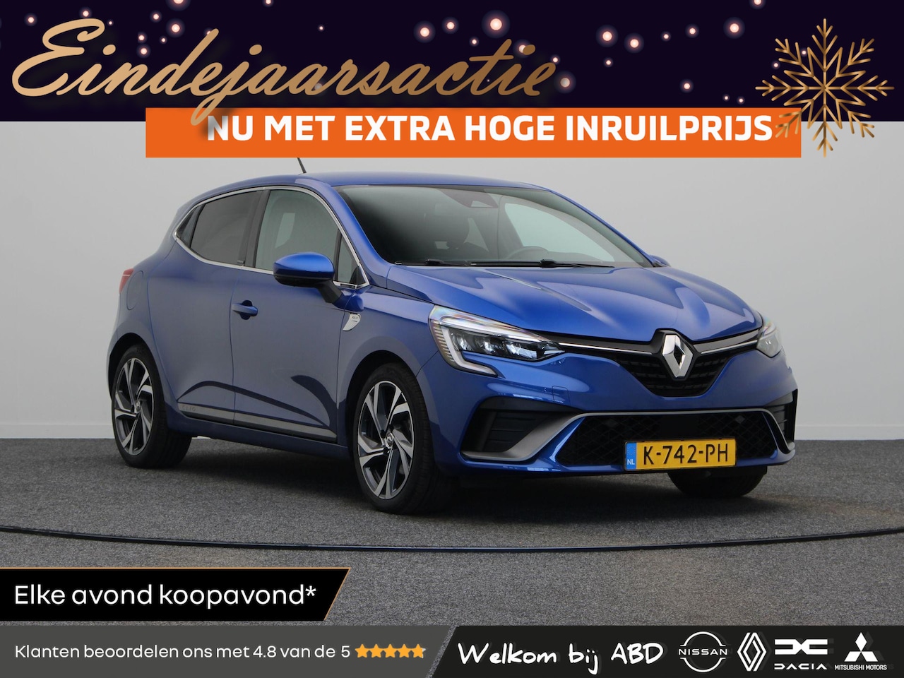 Renault Clio - 1.6 E-Tech Hybrid 140 R.S. Line | Navigatie | Climate Control | Lichtmetalen Velgen | Crui - AutoWereld.nl
