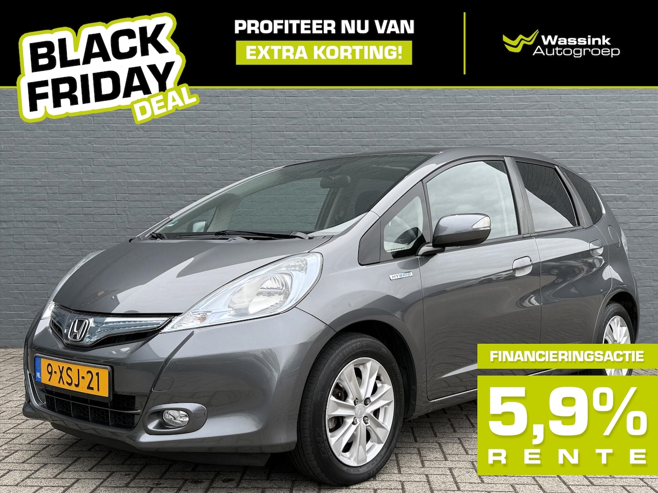 Honda Jazz - Hybrid BLACK FRIDAY DEAL |1.4 i-VTEC 102pk CVT Elegance | Automaat | Panorama dak | Cruise - AutoWereld.nl